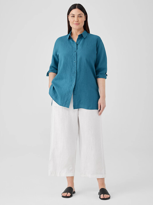 Organic Linen Wide Trouser Pant
