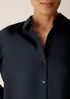 Silk Twill Classic Collar Shirt