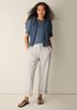 Organic Cotton Stretch Rib Crew Neck Tee
