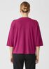 Fine Jersey Column-Sleeve Top