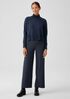 Merino Jersey Turtleneck Top in Regenerative Wool