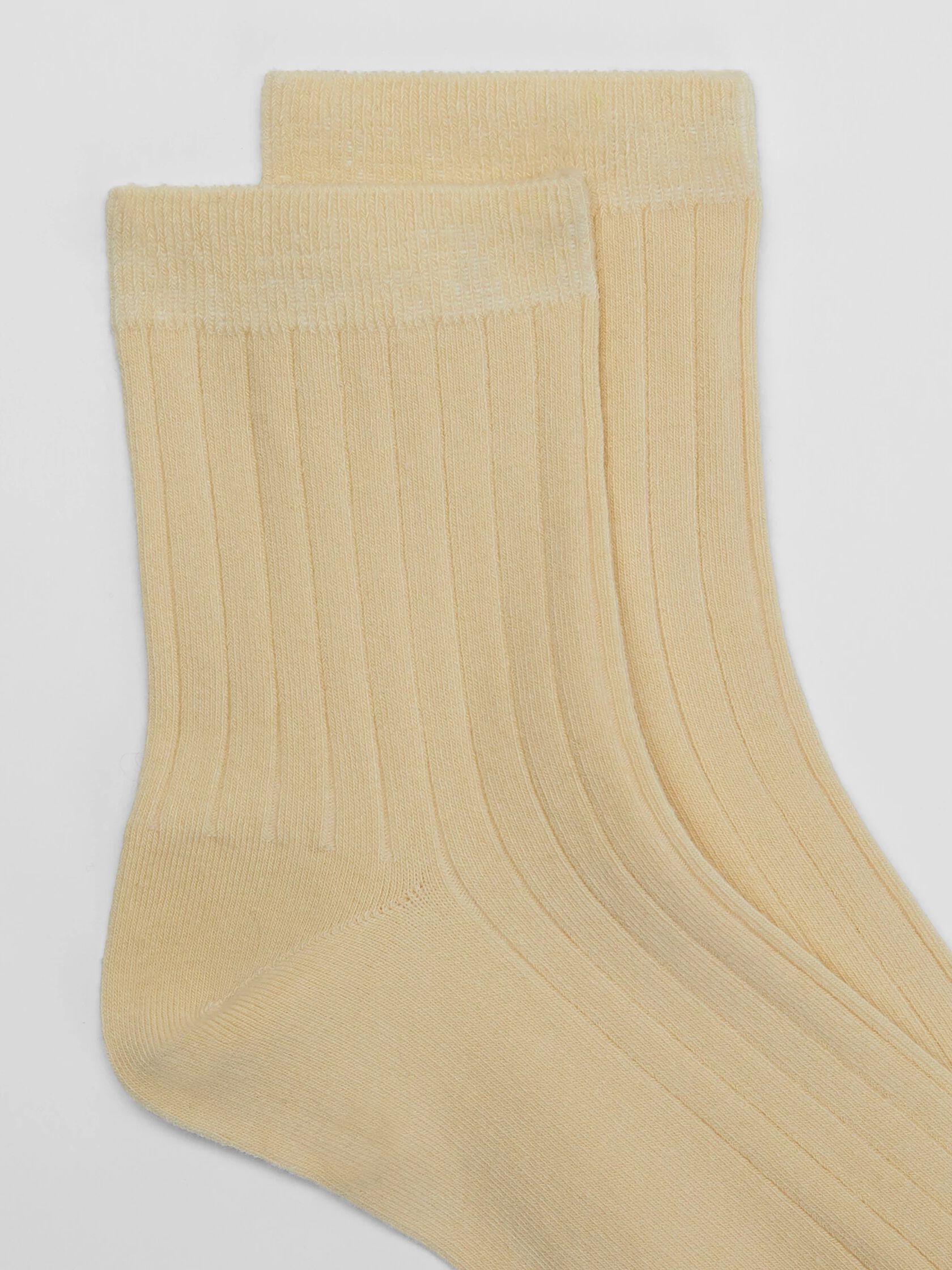 Organic Cotton Ribbed Ankle Sock