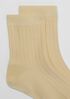 Organic Cotton Ribbed Ankle Sock