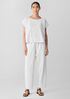 Organic Cotton Ripple Lantern Pant
