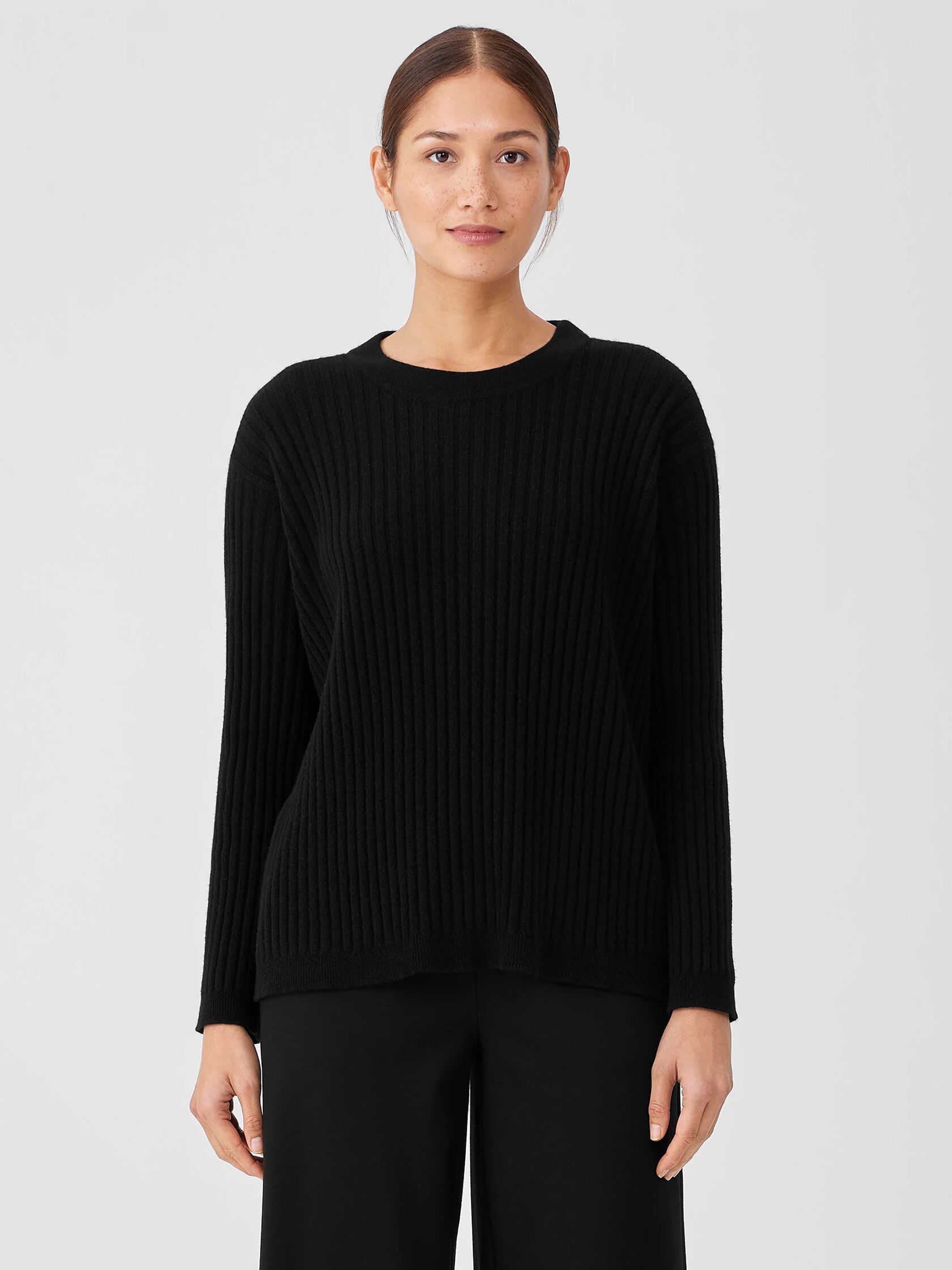 Italian Cashmere Crew Neck Top