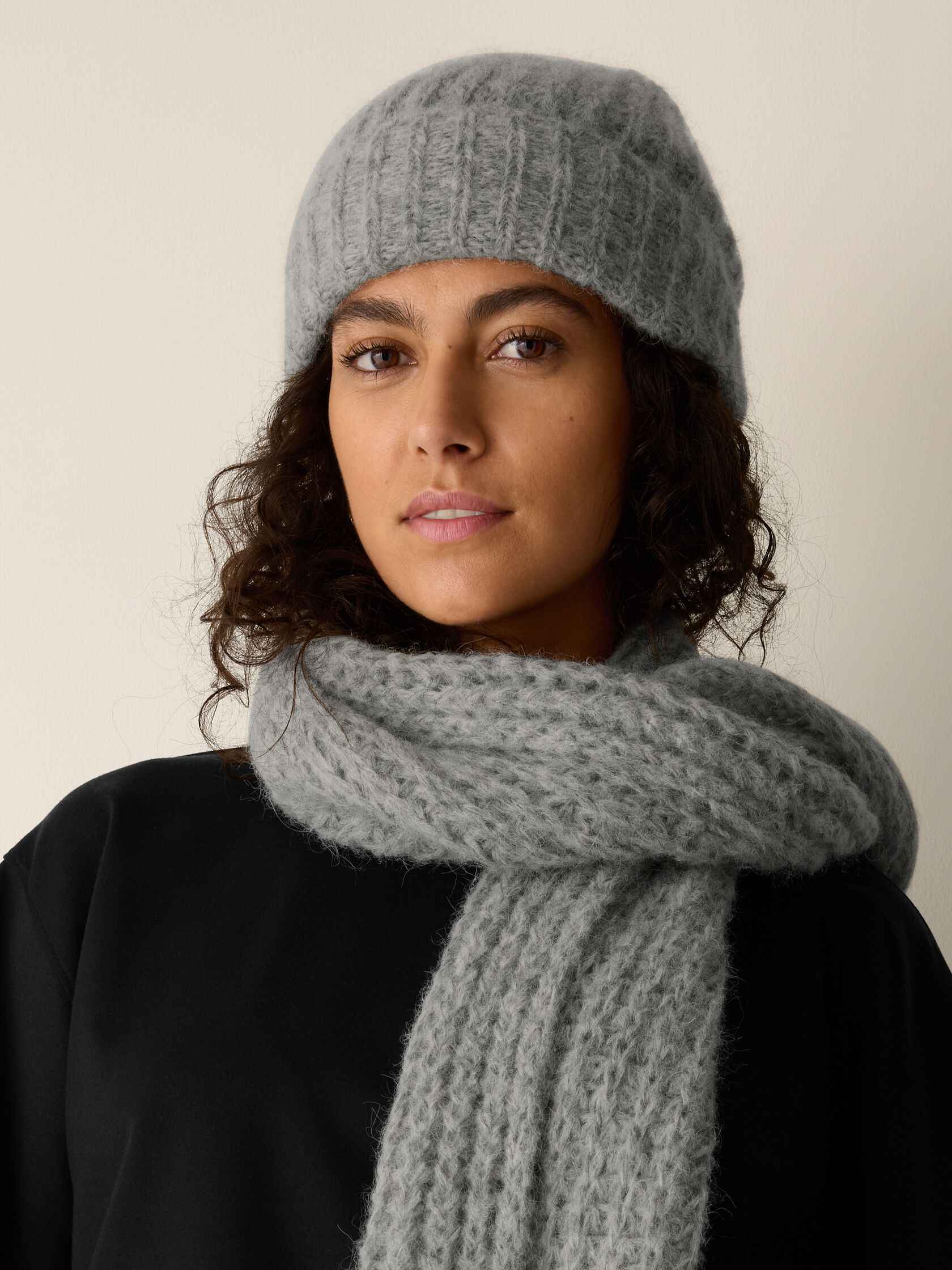 Brushed Peruvian Alpaca Blend Hat