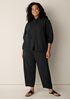 Cotton Blend Stripe Stitch Flight Jacket