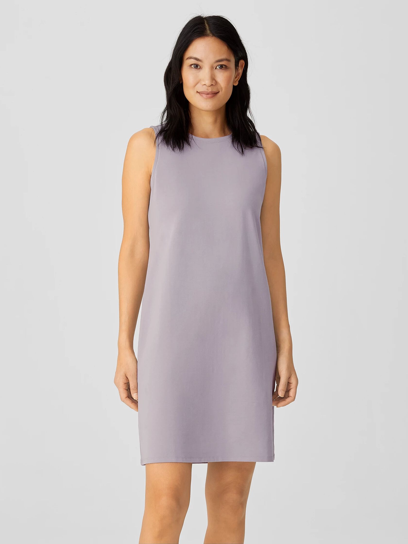 Pima Cotton Stretch Jersey Tank Dress