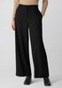 Stretch Wool Crepe Wide-Leg Trouser