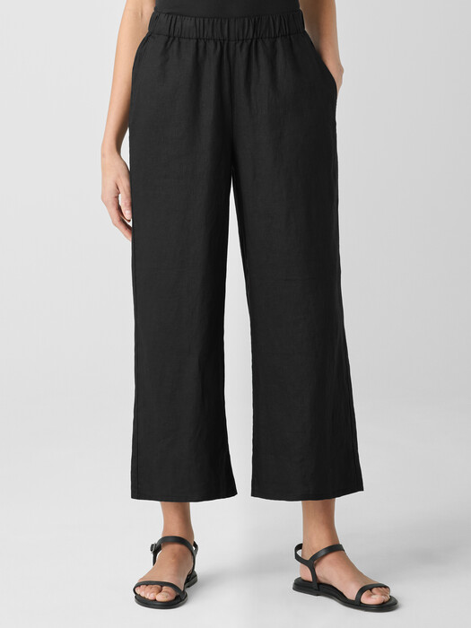 Organic Linen Wide-Leg Pant