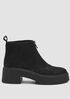 Orion Oiled Nubuck Wedge Bootie