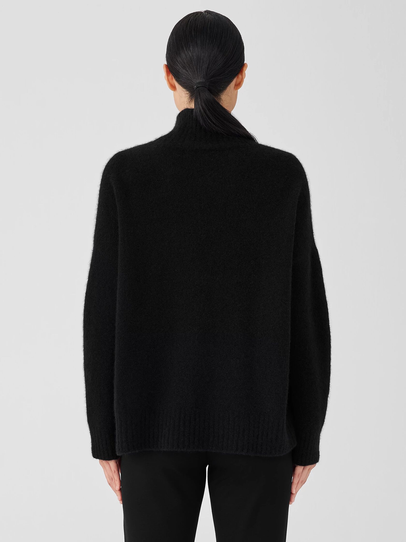 Cashmere Silk Bliss Turtleneck Box-Top