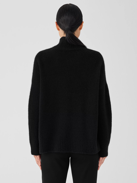 Cashmere Silk Bliss Turtleneck Box-Top