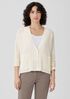 Organic Linen Cotton V-Neck Cardigan