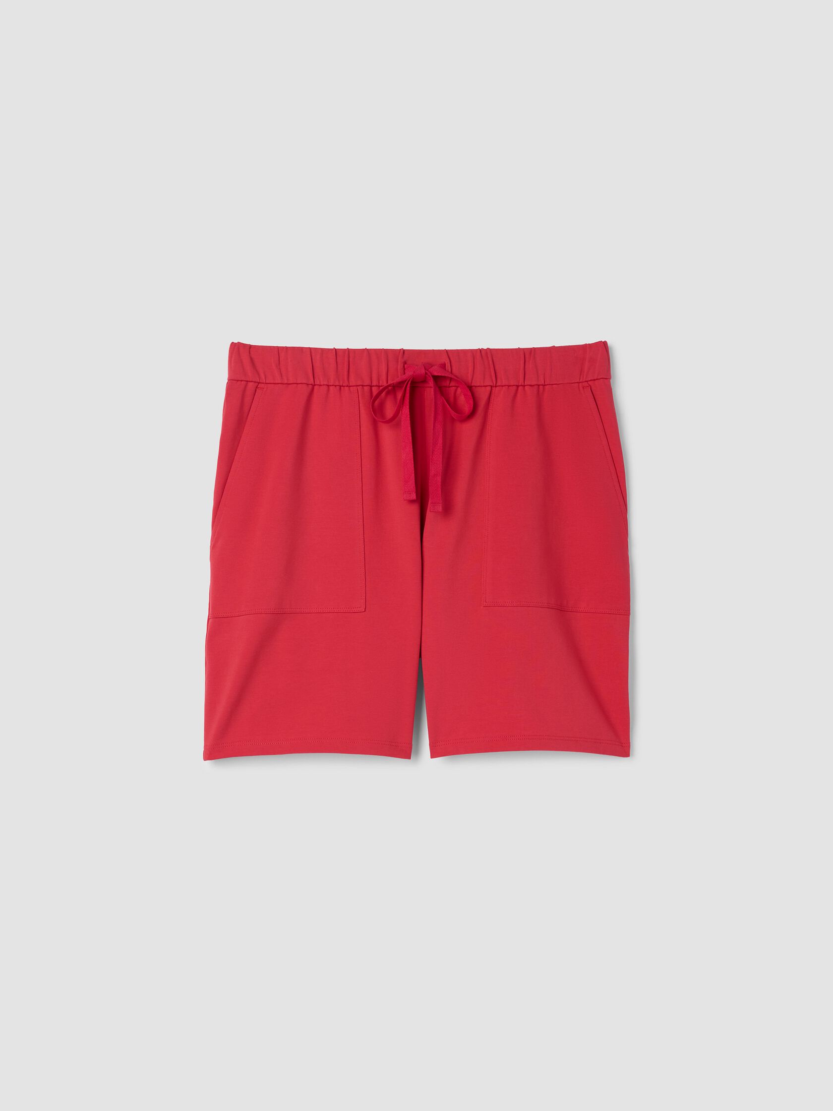 Pima Cotton Stretch Jersey Walking Shorts
