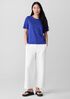 Organic Pima Cotton Jersey Round Neck Tee