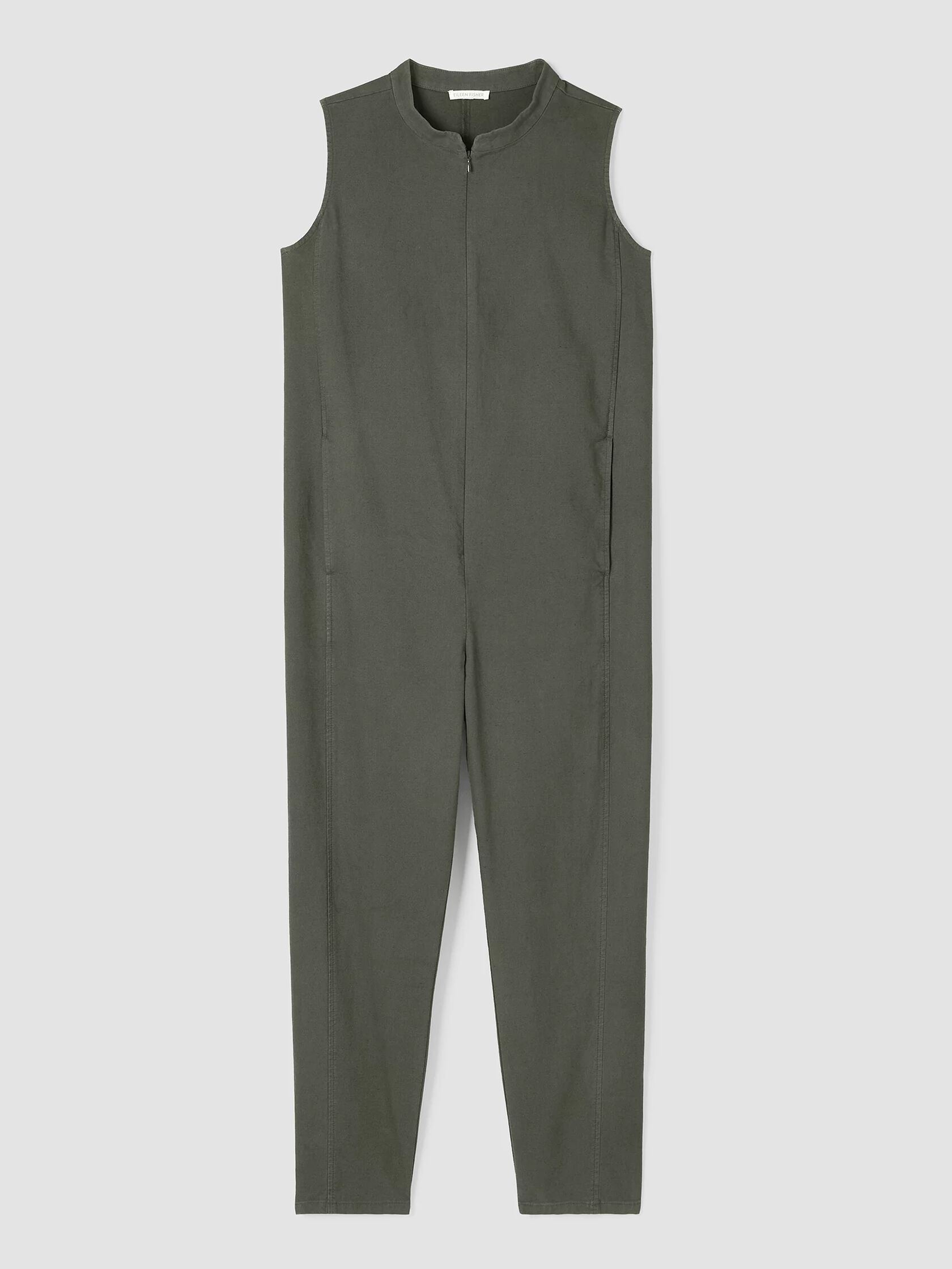 Cotton Hemp Stretch Jumpsuit