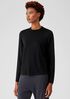 Fine Jersey Mock Neck Top