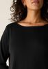 Organic Cotton Interlock Bateau Neck Sleep Dress