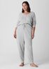 Mélange Organic Cotton Waffle Jogger Sleep Pant