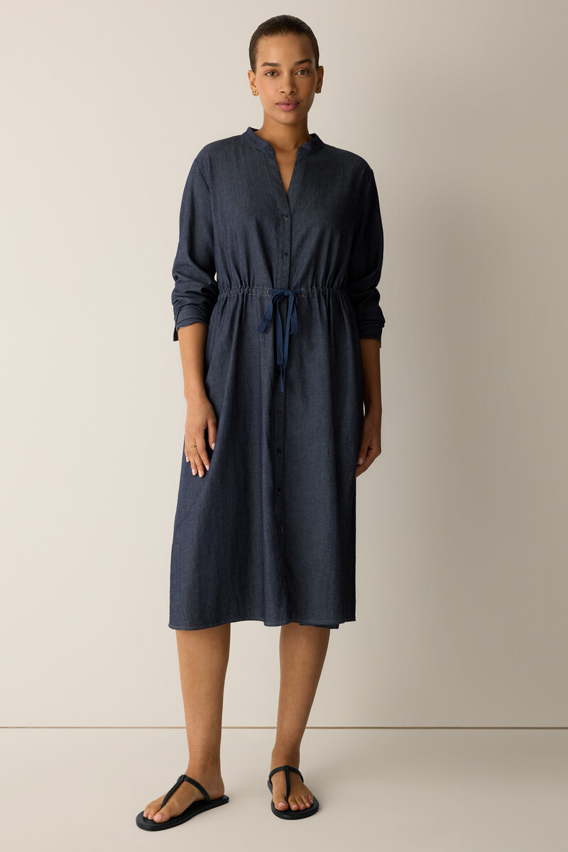 eileen fisher casual dresses on sale EILEEN FISHER Washed Organic Cotton Poplin Dress, Petite M(10-12)