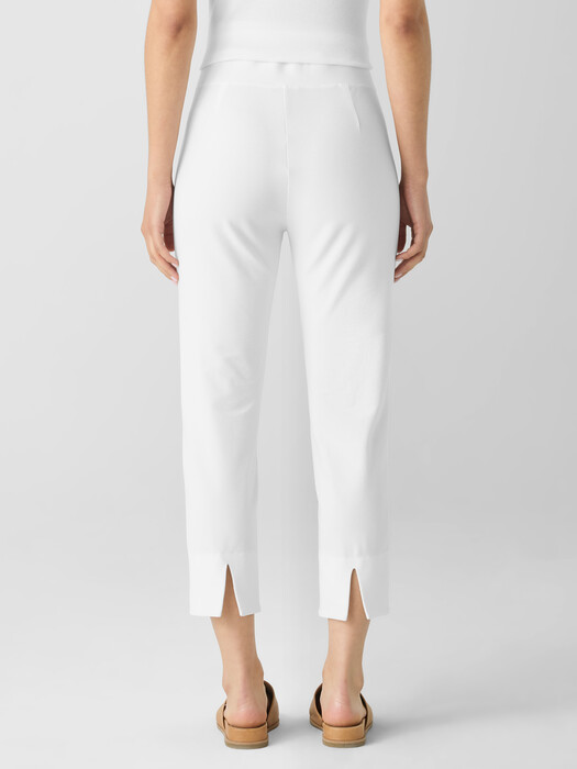 Washable Stretch Crepe Slim Pant