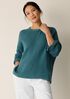 Peruvian Cotton Cloud Crew Neck Top