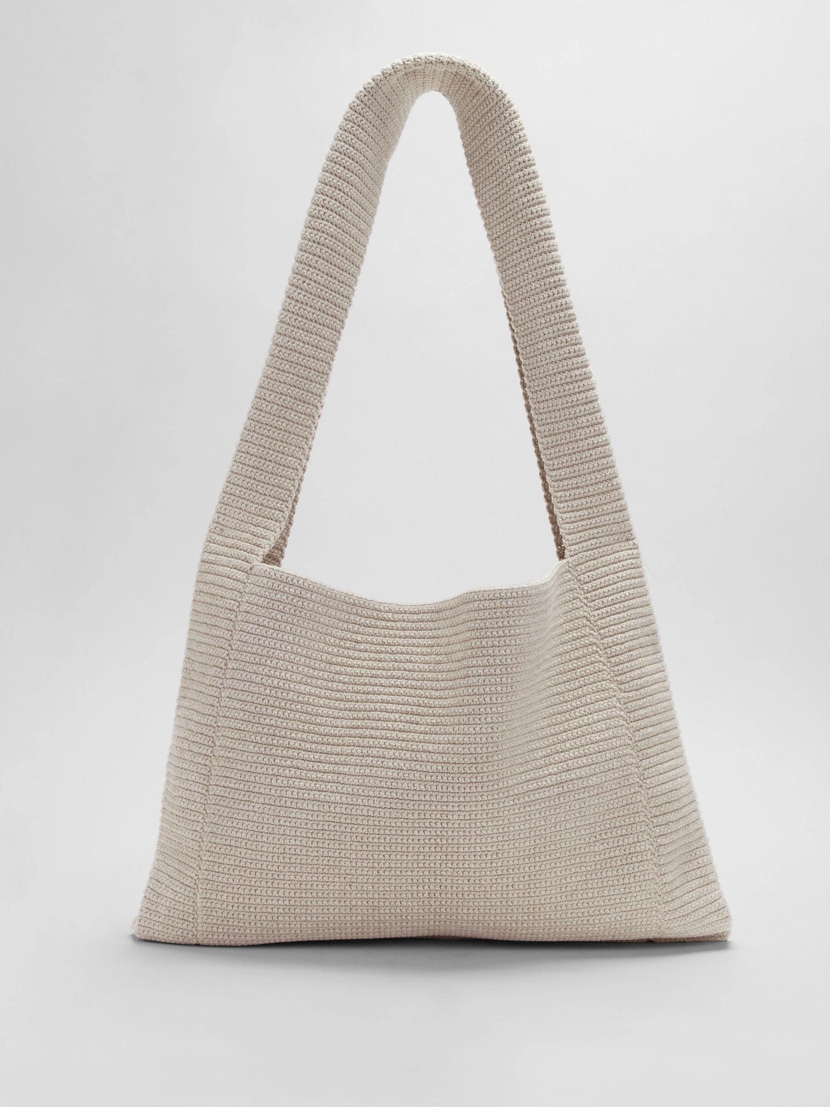 Peruvian Organic Cotton Crochet Shopper Tote
