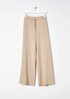 Organic Cotton French Terry Wide-Leg Pant