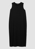 Stretch Jersey Knit Round Neck Dress
