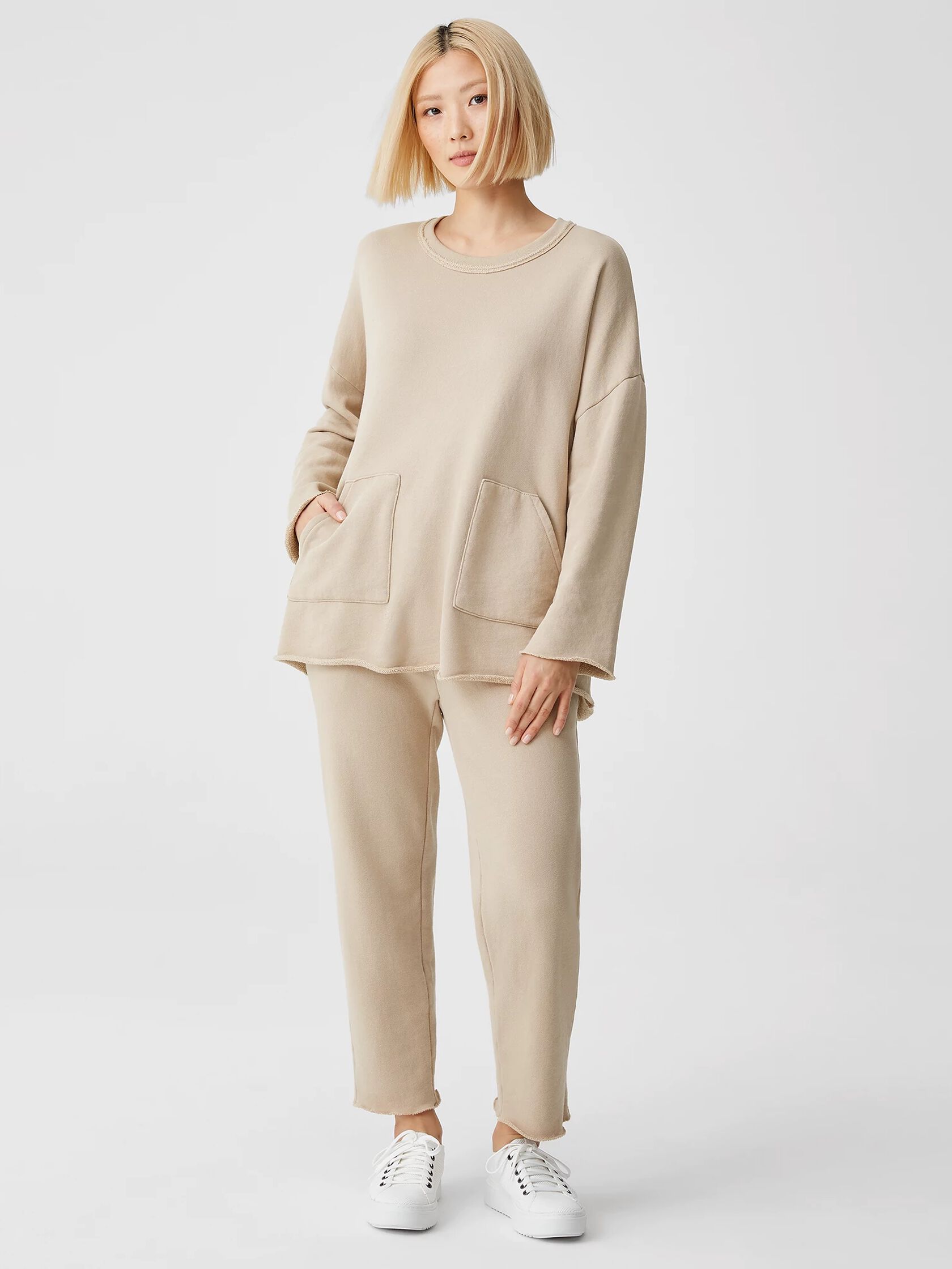 Organic Cotton French Terry Boxy Tunic