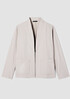 Organic Cotton Pucker High Collar Jacket