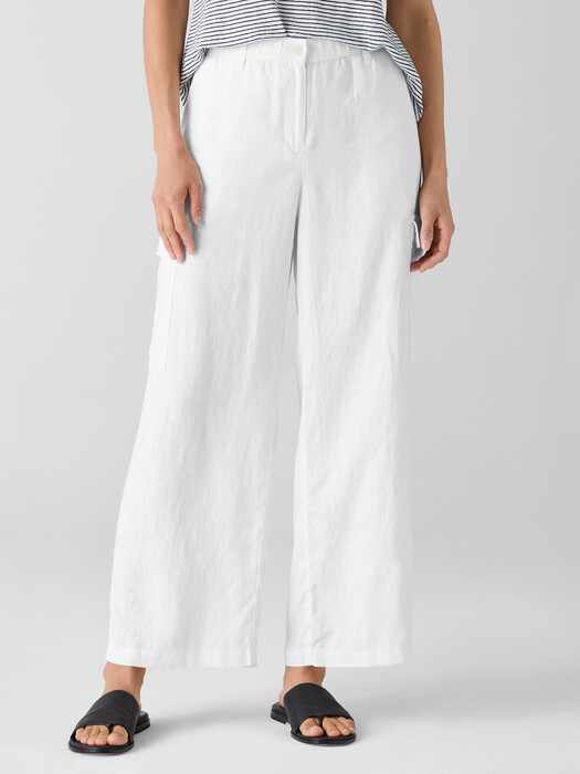 Organic Linen Cargo Pant