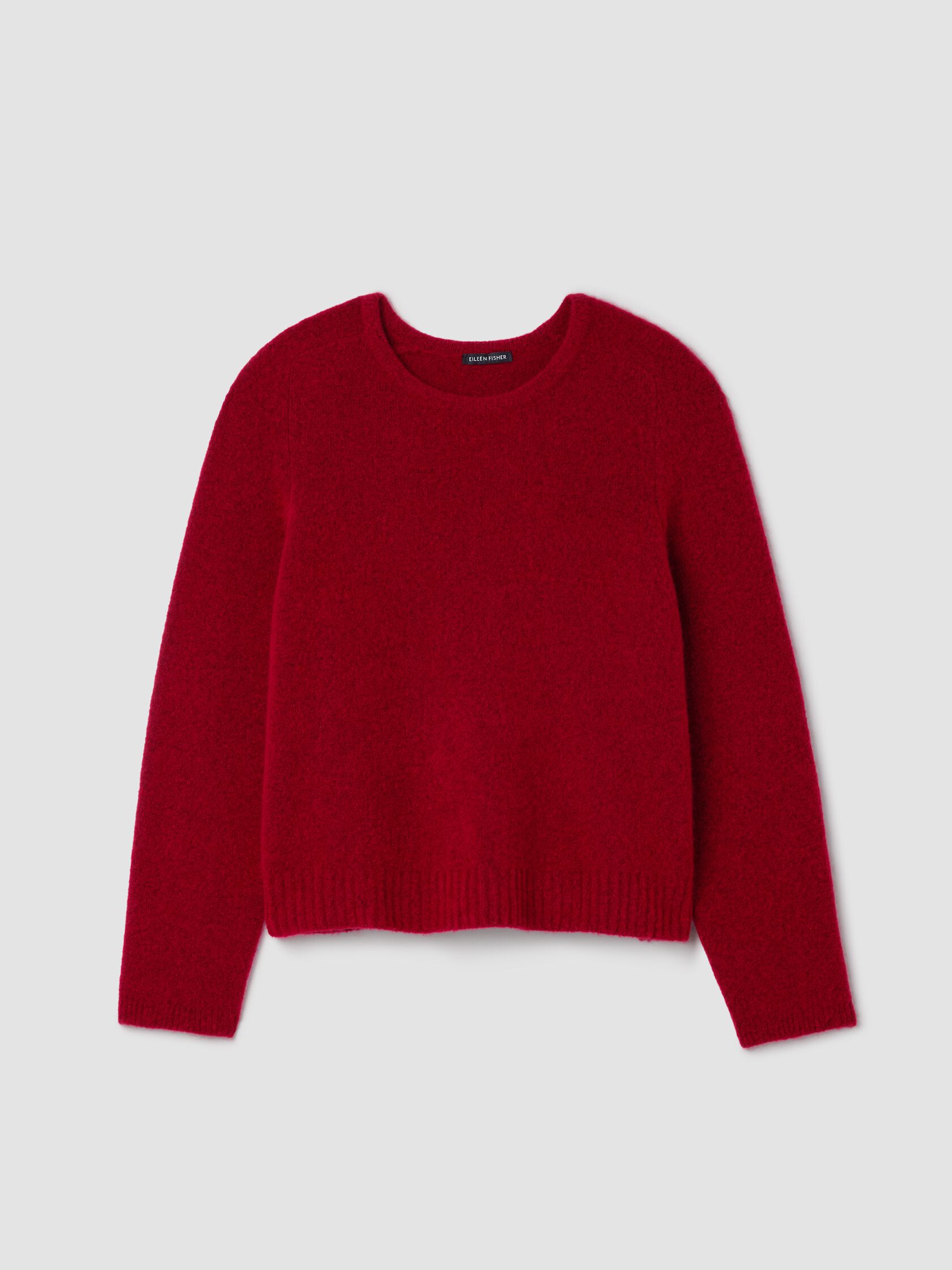 Cashmere Silk Boucle Bliss Crew Neck Top