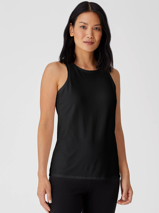 Traceable Cotton Jersey Round Neck Tank