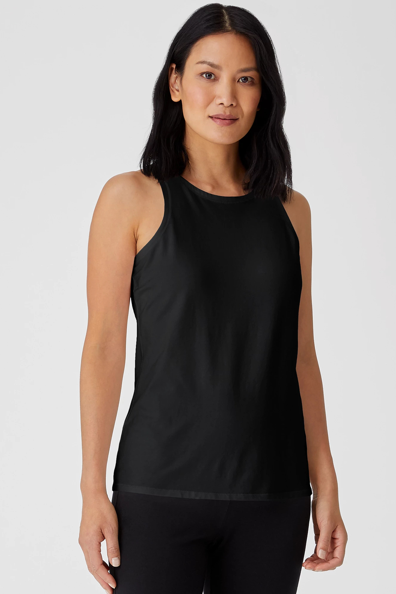 Traceable Cotton Jersey Round Neck Tank
