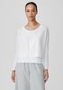 Organic Linen Cotton Cropped Cardigan