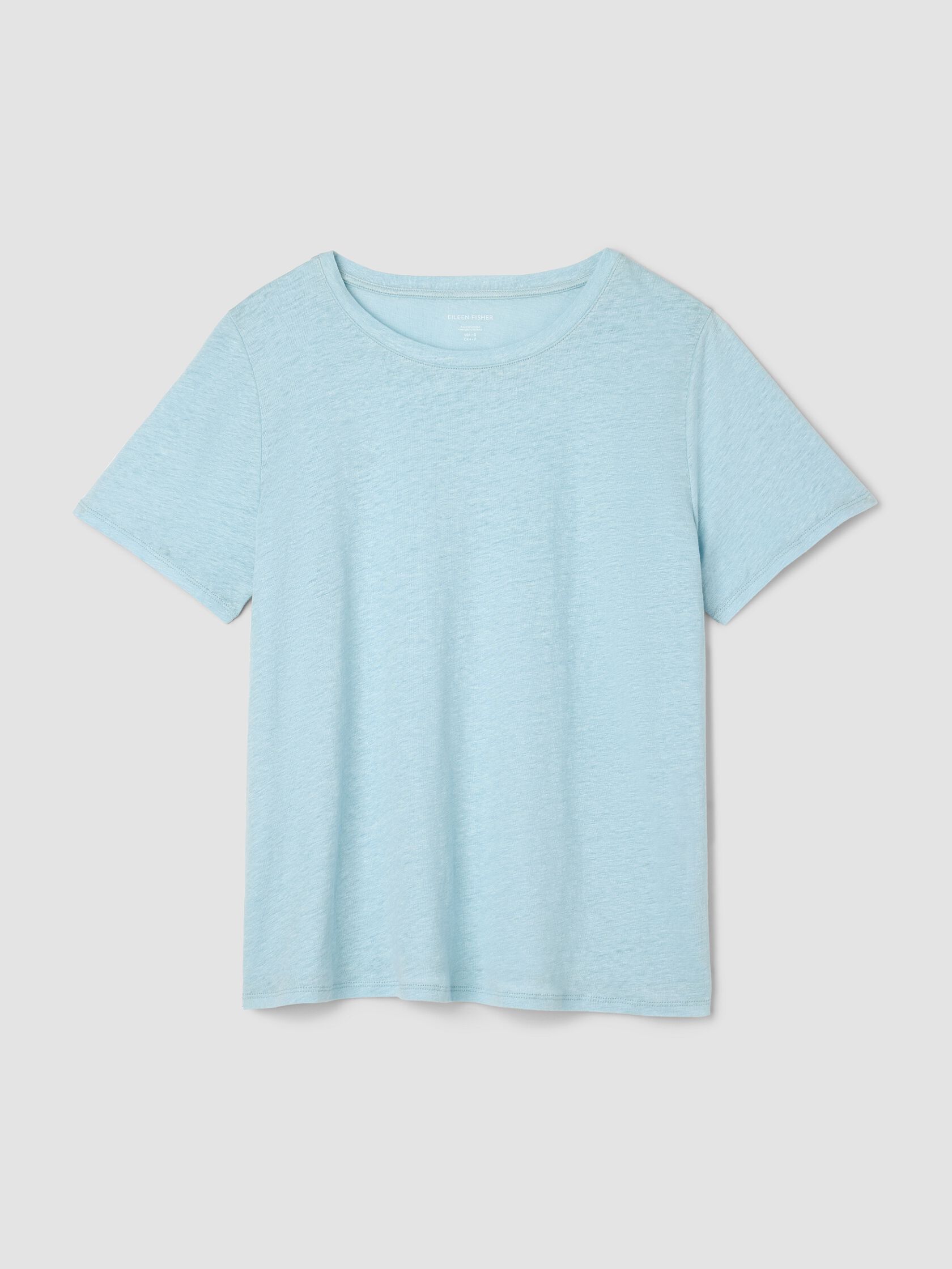 Organic Linen Jersey Crew Neck Tee
