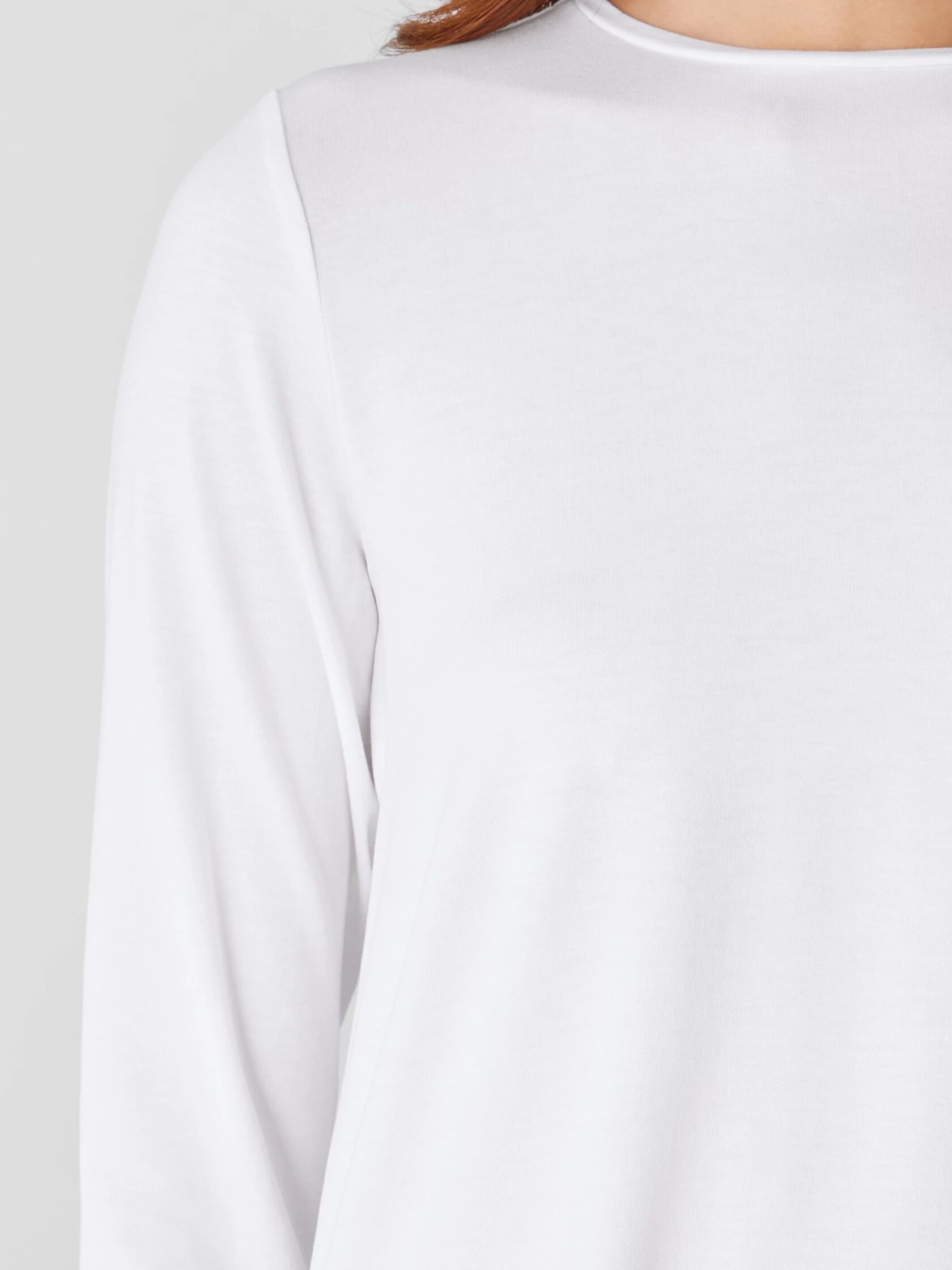 Fine Jersey Crew Neck Top