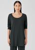 Organic Cotton Interlock Long Sleep Top