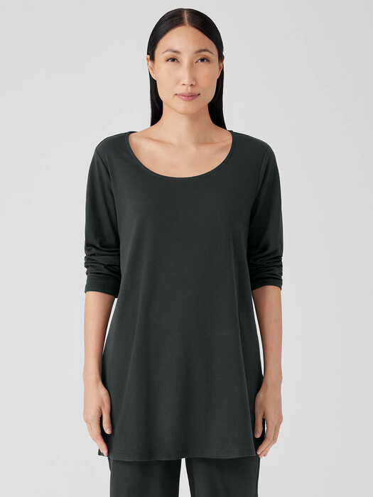 Organic Cotton Interlock Long Sleep Top