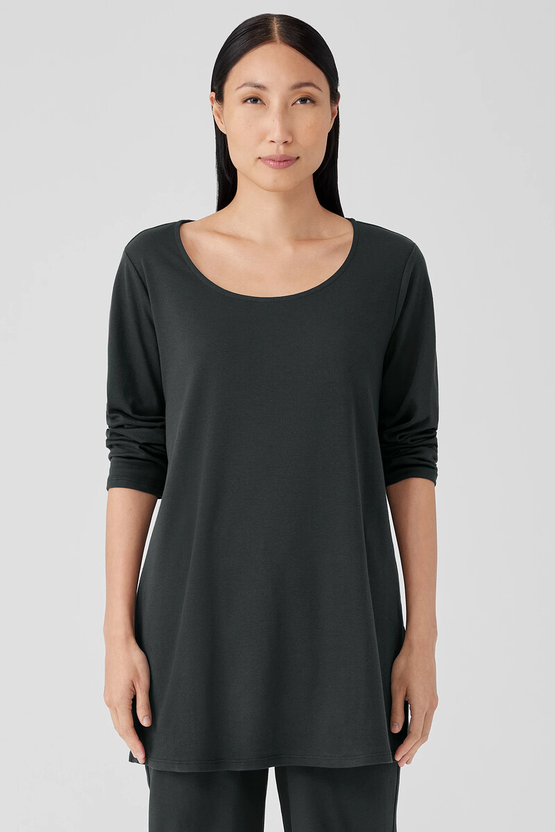 Organic Cotton Interlock Long Sleep Top Organic Cotton Interlock Long Sleep Top