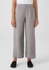 Washed Organic Linen Délavé Wide Trouser Pant