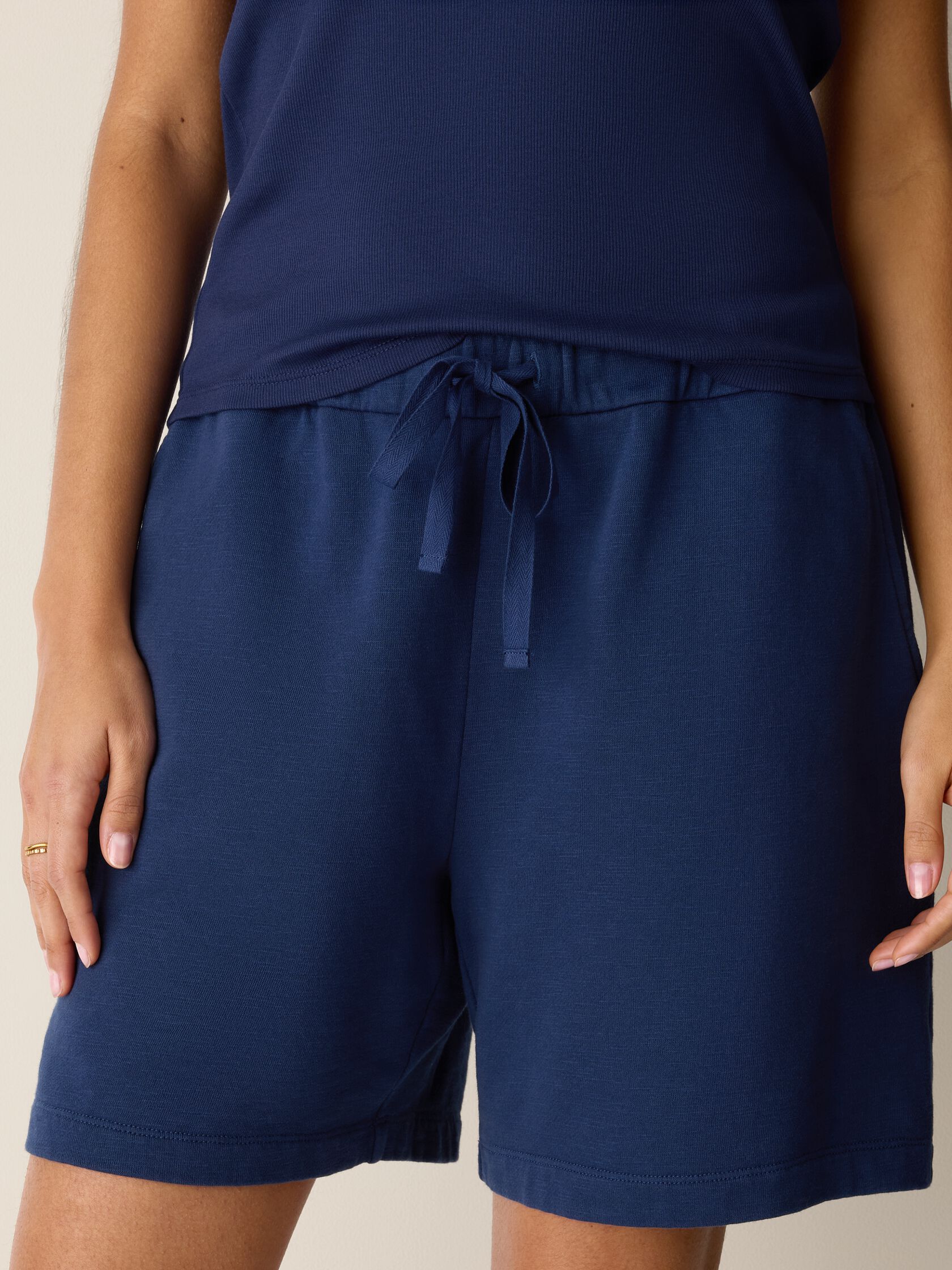 Garment-Dyed Organic Cotton Terry Walking Shorts