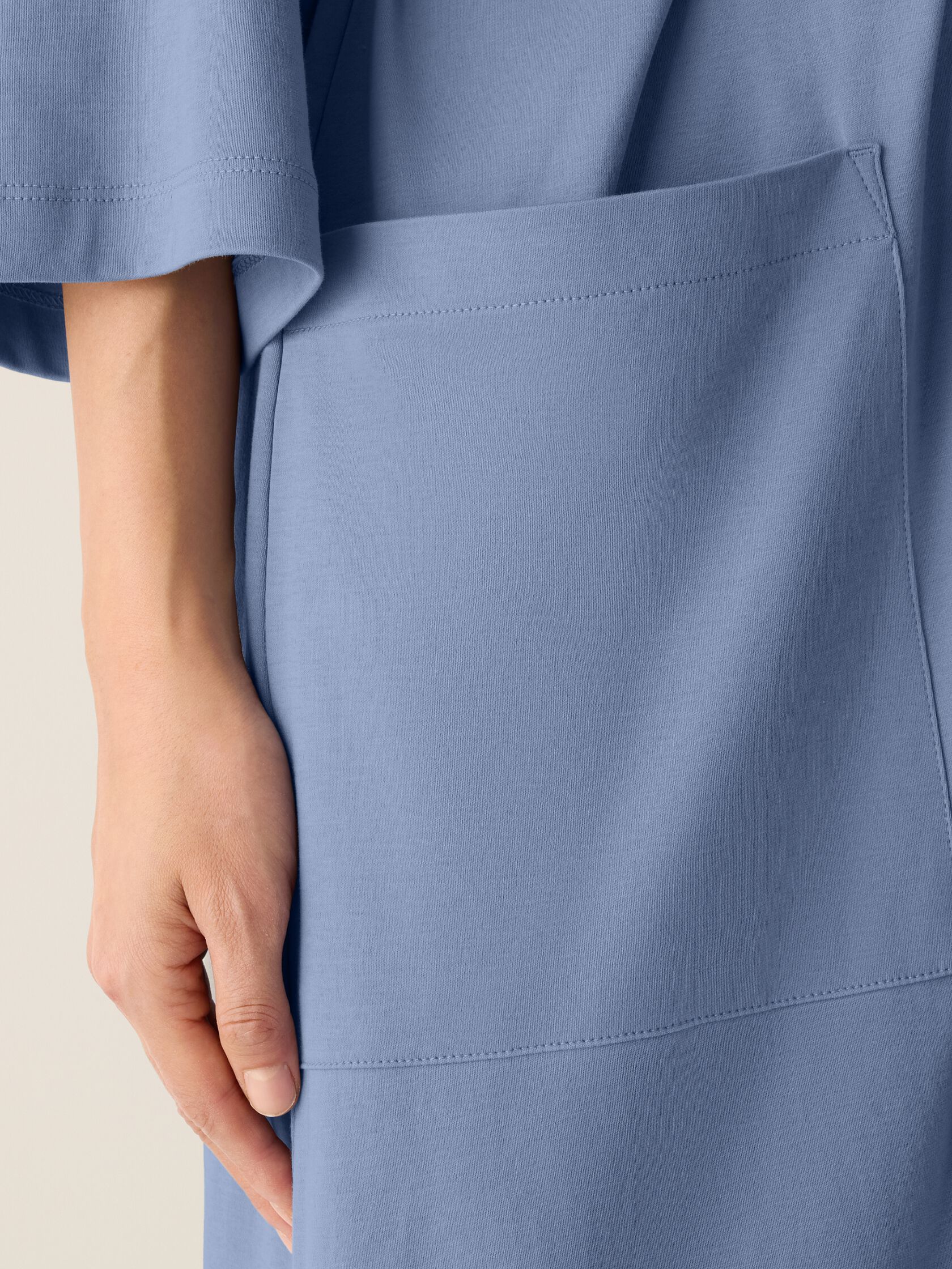 Organic Cotton Interlock Sleep Robe