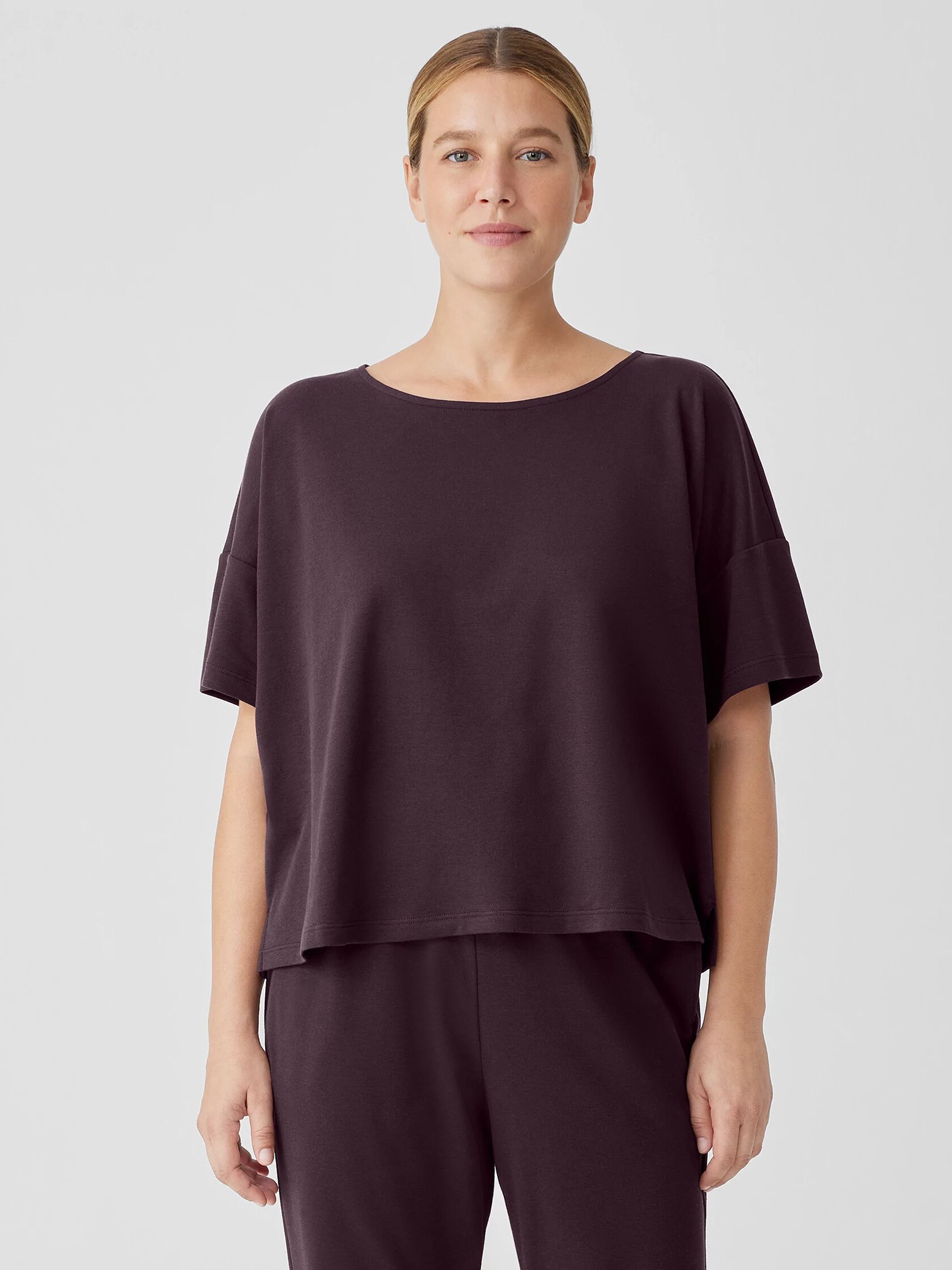 Cozy Organic Cotton Interlock Tee