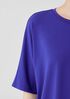 Stretch Jersey Knit Crew Neck Tee