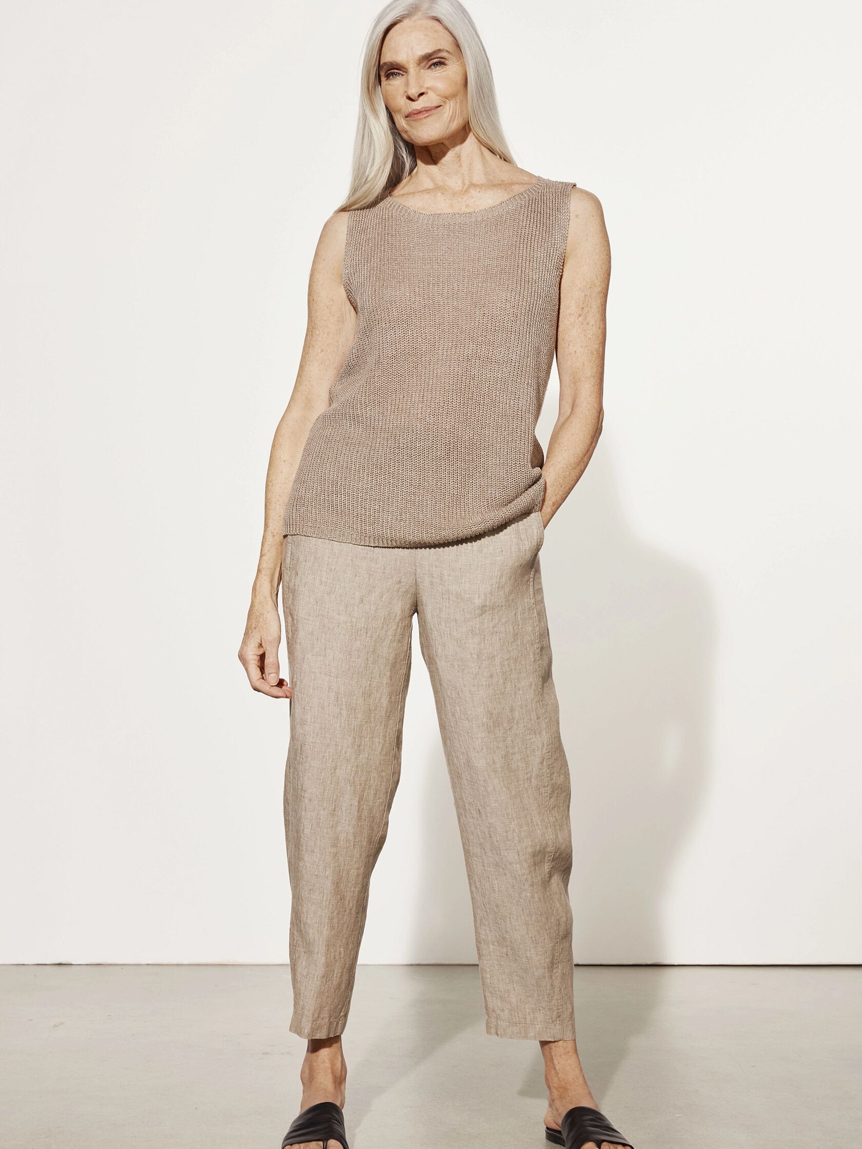 Organic Linen Melange Shell