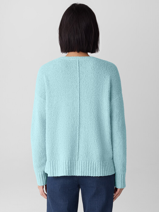 Cotton Fluff Crew Neck Top