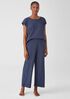 Cozy Organic Cotton Thermal Wide-Leg Pant